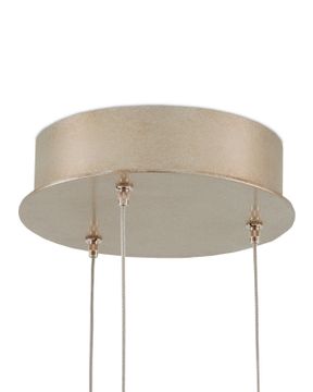 Medusa 3-Light Round Multi-Drop Pendant by Currey and Company - view 4