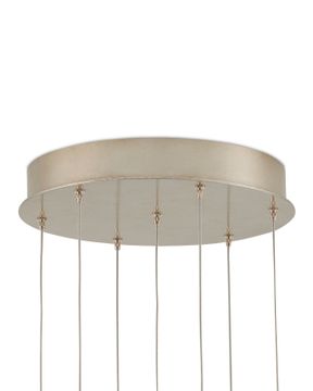 Alsop 7-Light Round Multi-Drop Pendant by Currey and Company - view 4