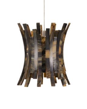 Alsop 15-Light Round Multi-Drop Pendant by Currey and Company - view 3