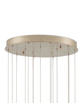 Alsop 15-Light Round Multi-Drop Pendant by Currey and Company - view 4