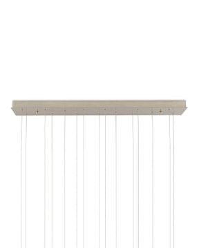 Alsop 15-Light Linear Multi-Drop Pendant by Currey and Company - view 4