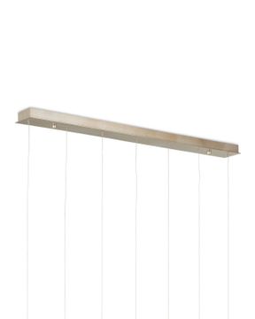 Medusa 7-Light Linear Multi-Drop Pendant by Currey and Company - view 4