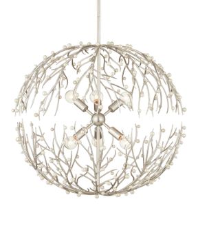 Shinju Pearl Orb Chandelier by Currey and Company