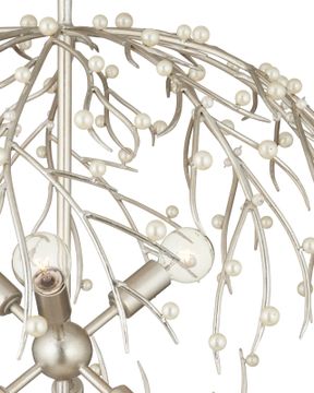 Shinju Pearl Orb Chandelier by Currey and Company - view 3
