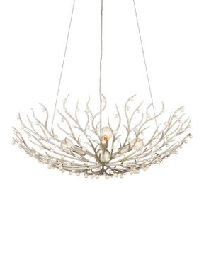 Shinju Pearl Bowl Chandelier by Currey and Company