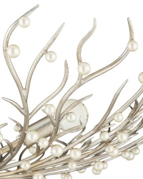 Shinju Pearl Bowl Chandelier by Currey and Company - view 2