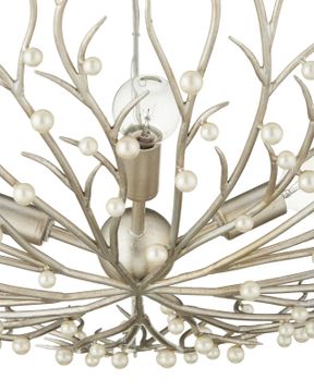 Shinju Pearl Bowl Chandelier by Currey and Company - view 3