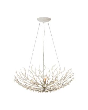 Shinju Pearl Bowl Chandelier by Currey and Company - view 7