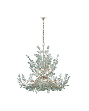 Baobab Large Silver Chandelier by Currey and Company - view 5