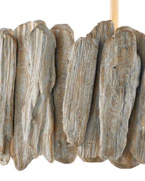 Driftwood Whitewash Semi-Flush Mount by Currey and Company - view 2
