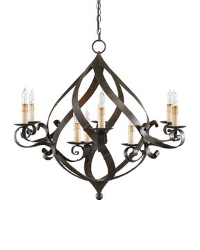 Gramercy Chandelier by Currey and Company - view 3