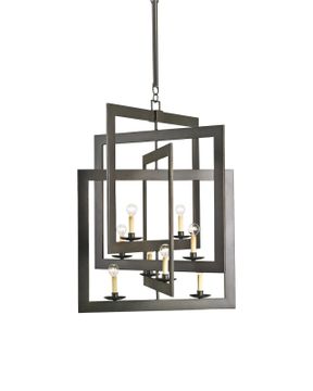 Middleton Large Bronze Chandelier by Currey and Company