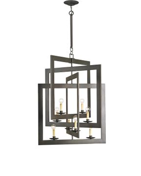 Middleton Large Bronze Chandelier by Currey and Company - view 3