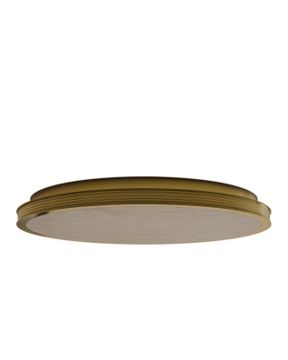 Aydan Large Polished Brass Flush Mount by Currey and Company - view 3