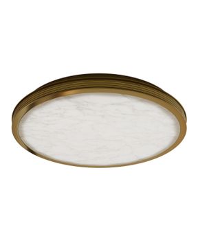 Aydan Large Polished Brass Flush Mount by Currey and Company - view 4