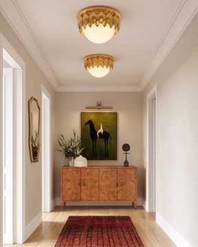 Paestum Flush Mount by Currey and Company - view 6