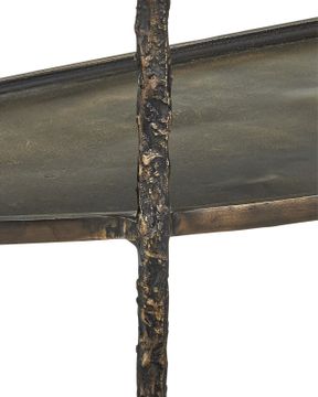 Spalzato Demi-Lune Console Table by Currey and Company - view 6