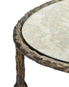 Spalzato Side Table by Currey and Company - view 2
