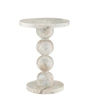 Turner Marble Accent Table by Currey and Company