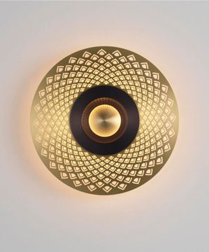 Applique Earth Mandala by CVL Luminaires