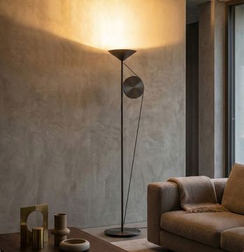 Lampadaire Cercle et Trait by CVL Luminaires