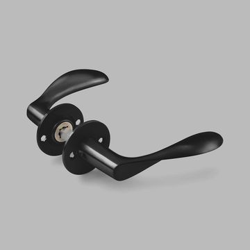 Lever handle AJ97, small - PVD black by d line