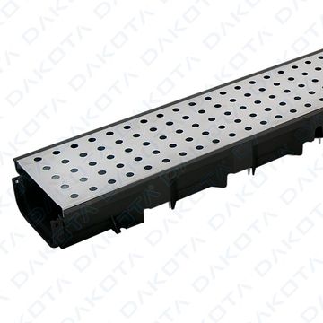 Drainage Channel with Stainless Steel Grate - Pegasus Plus One S 100x35 by Dakota