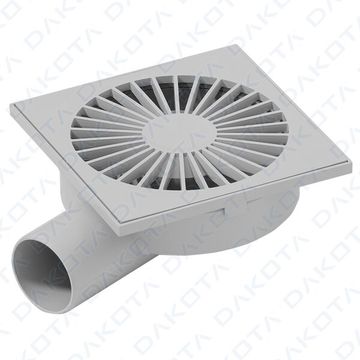Floor Drain with Low Lateral Exit by Dakota
