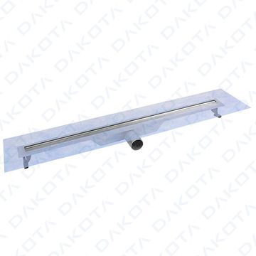 Linear Shower Drain with Stainless Steel Grate - Dakua+ Slim by Dakota