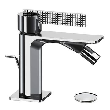 Single-lever bidet mixer with pop-up waste. by Daniel Rubinetterie