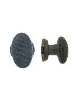 Pair Knob PO5 - Mm Argent Agee (AI) by Dauby