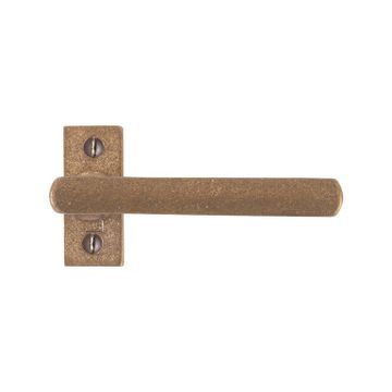 Pair Door handle PH1920 - Bronze Brut Poli (RBP) by Dauby