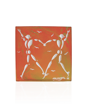 Love Dance personnalisée Ambre de Jérôme Mesnager 8ex by Daum