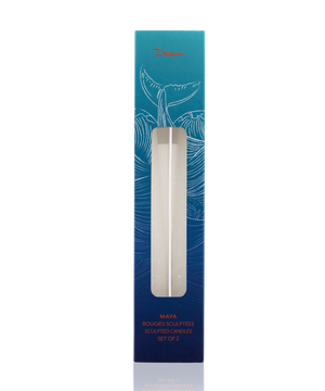 Maya Coffret de 2 bougies sculptées by Daum - view 2