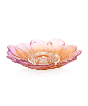 Or d'Abeille Fleur de présentation moyen modèle ambre-rose by Daum - view 5
