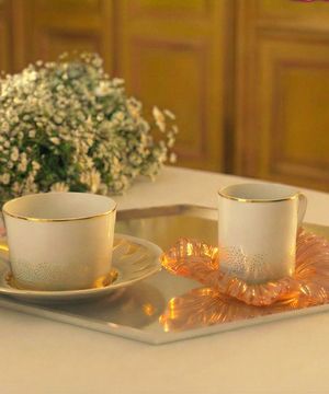 Or d'Abeille Plateau grand modèle by Daum - view 4