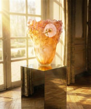 Or d'Abeille Vase magnum 99ex by Daum - view 2