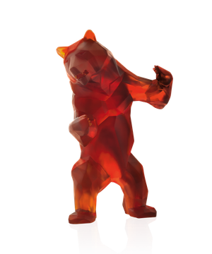 Wild Bear Ambre de Richard Orlinski 50ex by Daum