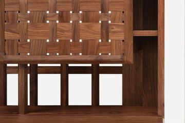 ARTS AND CRAFTS 3-UNIT CABINET - WOVEN TIMBER by De La Espada - view 3