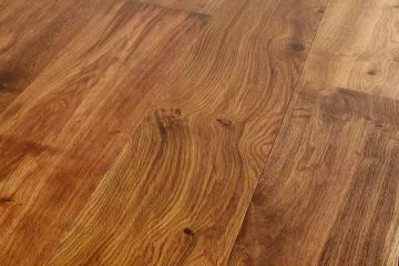 Dark Smoked engineered oak flooring by Décoplus Parquets