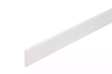 Plinthe blanche 8 cm by Décoplus Parquets