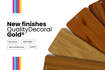Il futuro è Gold: arrivano 57 nuove finiture su alluminio certificate QualityDecoral® Gold. - Decoral Group by Decoral® GROUP