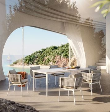 BELLMONDE Armchair by Dedon - view 5