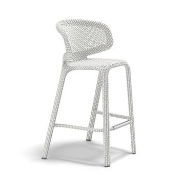 SEASHELL NUO Counter height Barstool by Dedon