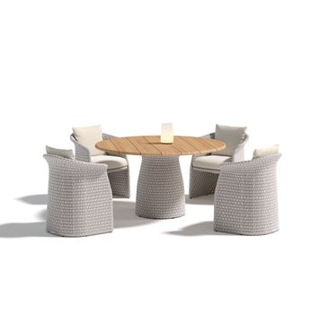 FLLAIR Dining table by Dedon - view 4
