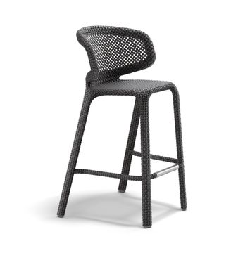 SEASHELL NUO Counter height Barstool by Dedon - view 3