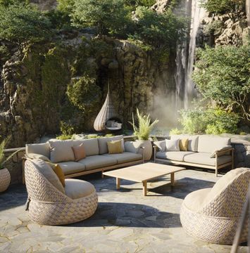 TIBBO Coffee table L by Dedon - view 4