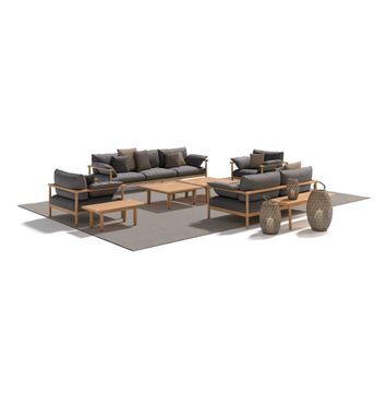 TIBBO Coffee table M by Dedon - view 3