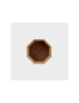 Otto - Vano componibile ottagonale in legno naturale by Deodara