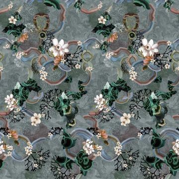 Algae Bloom Graphite by Designers Guild